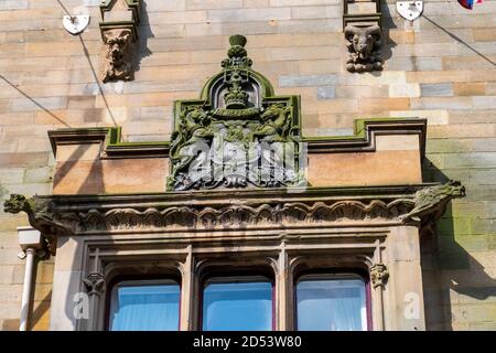 Rathaus City Chambers in Dunfermline Schottland Stockfoto