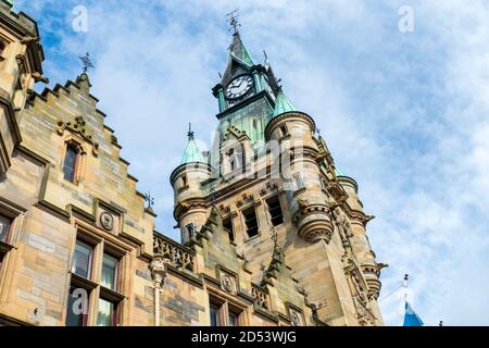 Rathaus City Chambers in Dunfermline Schottland Stockfoto