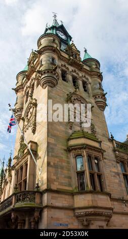 Rathaus City Chambers in Dunfermline Schottland Stockfoto