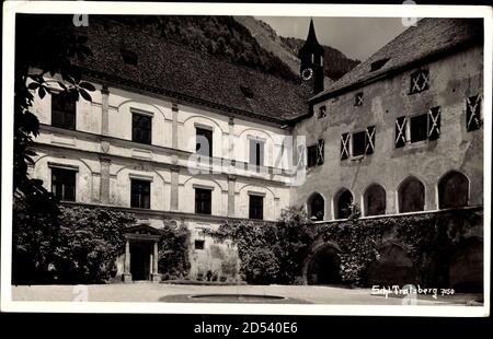 Stans Tirol Österreich, Schloss Tratzberg, Innenhof weltweit im Einsatz Stockfoto