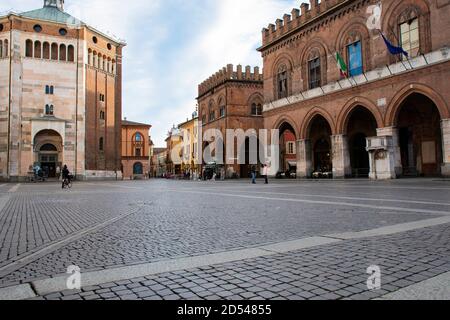 Platz der Kathedrale, Cremona - Italien Stockfoto