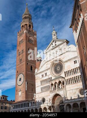 Platz der Kathedrale, Cremona - Italien Stockfoto