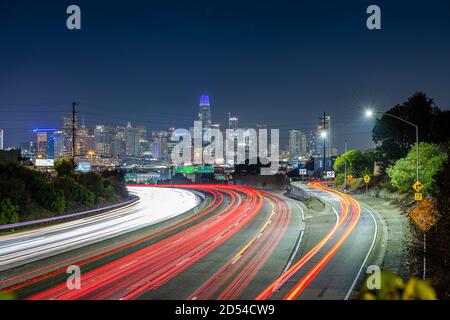 Leichte Wanderwege entlang des Highway 101 Stockfoto