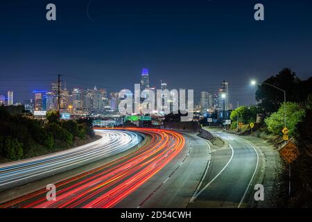 Leichte Wanderwege entlang des Highway 101 Stockfoto