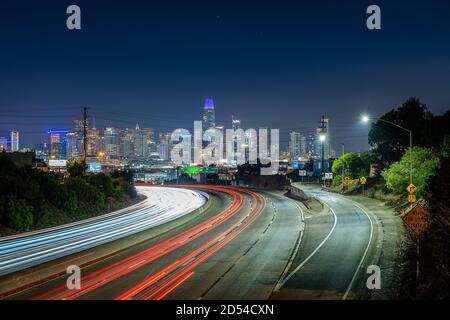 Leichte Wanderwege entlang des Highway 101 Stockfoto