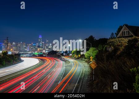 Leichte Wanderwege entlang des Highway 101 Stockfoto