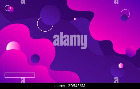 Lila Gradient Digital Hintergrund Flüssigkeit Und Flüssigkeit Vektor Stock Vektor