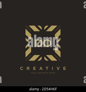 TUN Anfangsbuchstaben Luxus Ornament Monogramm Logo Vorlage Vektor Kunst Stock Vektor