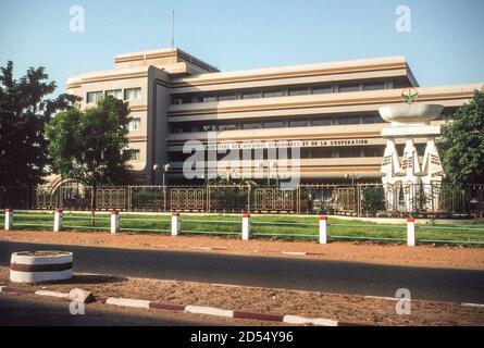 Niamey, Niger. Ministerium für auswärtige Angelegenheiten. Stockfoto