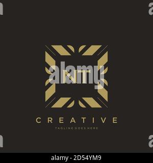 Anfangsbuchstabe Luxus Ornament Monogramm Logo Vorlage Vektor Stock Vektor