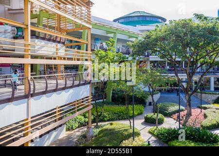 Außenansicht der Ayala Center Mall in Cebu City Stockfoto