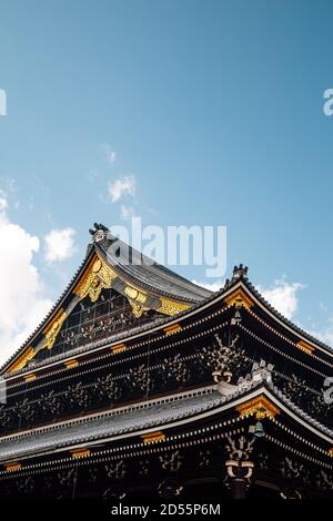 Higashi Honganji Tempel in Kyoto, Japan Stockfoto