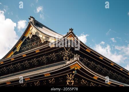 Higashi Honganji Tempel in Kyoto, Japan Stockfoto