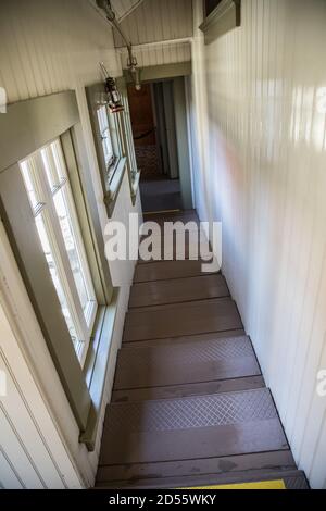 Innenaufnahmen des Winchester Mystery House in San Jose Kalifornien Stockfoto