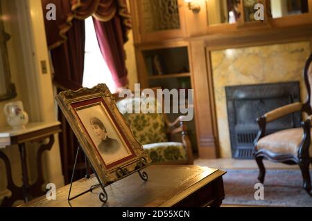 Innenaufnahmen des Winchester Mystery House in San Jose Kalifornien Stockfoto