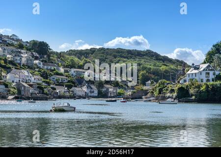 Noss Mayo auf dem Fluss Yealm in Devon Stockfoto