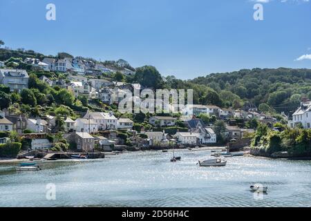 Noss Mayo auf dem Fluss Yealm in Devon Stockfoto