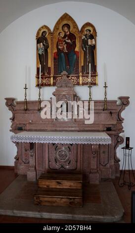Monticchio – Altare della Cappella del SS. Sacramento Stockfoto