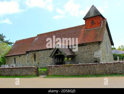 St Anne's Church, Earnley, East Wittering, West Sussex. Schöne englische Pfarrkirche. Stockfoto