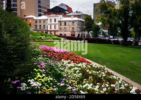 Berühmte Parliament House Gardens in Hobart. Stockfoto