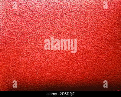 Rote Eleganz Leder Textur für Hintergrund mit sichtbaren Details.Rosa Leder Textur background.grunge Leder Hintergrund, Augh echtes Kamelleder. Stockfoto