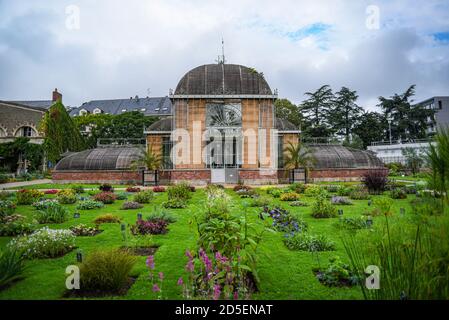 Botanischer Garten, Jardin des Plantes in Nantes, Frankreich. Stockfoto