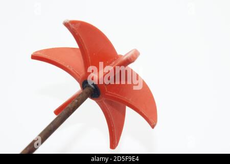 Ein Bild des Stabmixers auf weißem Hintergrund Stockfoto