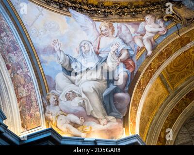 Cappella d'Elci o di Santa Caterina Detail in der Basilika Santa Sabina auf dem Aventin-Hügel - Rom, Italien Stockfoto