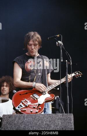 The Dandy Warhols, Reading Festival 2002, Berkshire, England, Vereinigtes Königreich. Stockfoto