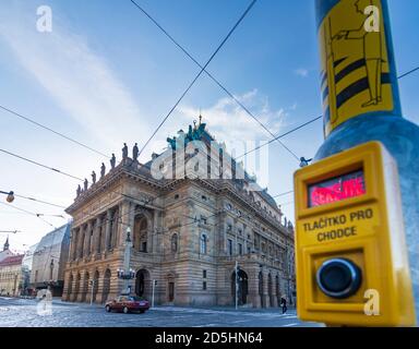 Praha: Nationaltheater (Narodni divadlo) in Nove Mesto, Neustadt, Praha, Prag, Prag, Tschechien Stockfoto