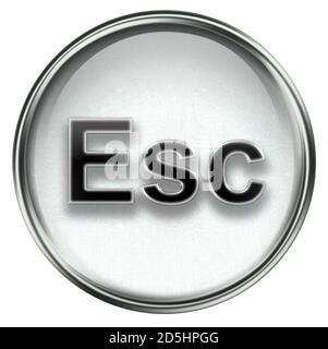 ESC-Symbol grau Stockfoto