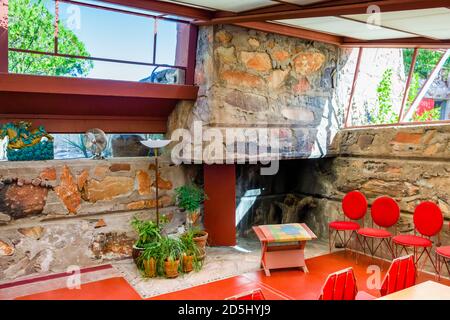 Taliesin West, Frank Lloyd Wrights Büro Stockfoto