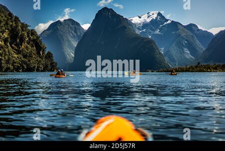 Ein Milford Sound Abenteuer - Fabian Andriessen Stockfoto