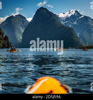 Ein Milford Sound Abenteuer - Fabian Andriessen Stockfoto