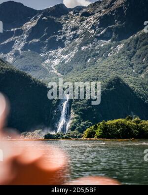 Ein Milford Sound Abenteuer - Fabian Andriessen Stockfoto