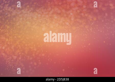 Illustration von gelben Lichtstrahlen auf einem rot-rosa Hintergrund Stockfoto