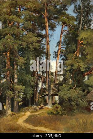 Shishkin Ivan - Hütte im Wald - Russische Schule - 19. Jahrhundert Stockfoto