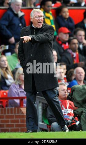 Alex Ferguson, Manager von Manchester United Stockfoto