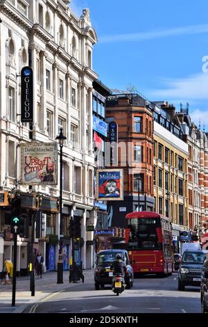 London, Großbritannien. September 2020. Shaftesbury Avenue Theater, West End. Quelle: Vuk Valcic/Alamy Stockfoto