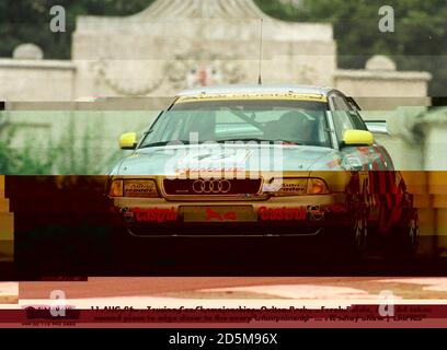 11-AUG-96 ... Tourenwagen-Meisterschaften, Oulton Park ... Frank Biela, Audi A4 liegt näher an der Gesamtwertung auf Platz zwei Stockfoto