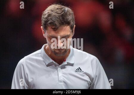 Mischa ZVEREV (GER) schaut auf den Boden, kümmert sich um unten, Tennis, bett1HULKS Indoors 2020, Champions Trophy, ATP 250 Turnier am 12. Oktober 2020 in Köln/Deutschland. Â Verwendung weltweit Stockfoto