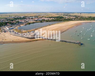 La Tranche-sur-Mer (zentral-westliches Frankreich): Die Anlegestelle Stockfoto