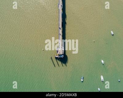 La Tranche-sur-Mer (zentral-westliches Frankreich): Die Anlegestelle Stockfoto