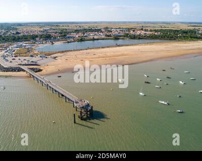 La Tranche-sur-Mer (zentral-westliches Frankreich): Die Anlegestelle Stockfoto