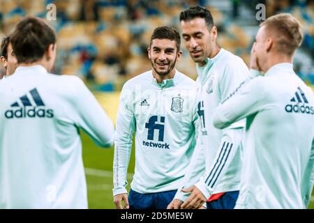 Kiew, Ukraine. 13. Oktober 2020. Während des UEFA Nations League-Spiels zwischen der Ukraine und Spanien im NSK Olimpiyskiy Stadion am 13. Oktober 2020 in Kiew, Ukraine. Bild: Dax Images/Alamy Live News Stockfoto