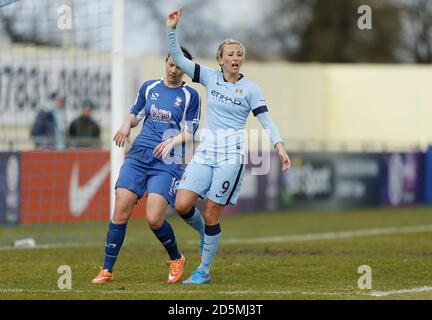 Manchester Citys Toni Duggan Stockfoto