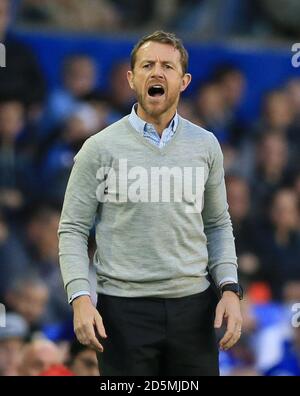 Birmingham City-Manager Gary Rowett gegen Blackburn Rovers. Stockfoto