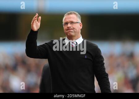 DATEIFOTO: Paul Lambert ist zum Manager der Blackburn Rovers geworden. Aston Villa Manager Paul Lambert reagiert auf den Touchline ... Fußball - Barclays Premier League - Aston Villa / Liverpool - Villa Park ... 24-08-2013 ... Birmingham ... GROSSBRITANNIEN ... Der Fotowredit sollte lauten: Joe Giddens/EMPICS Sport. Eindeutige Referenz Nr. 17397747 ... Stockfoto