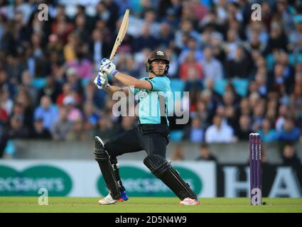 Surrey Zafar Ansari Fledermäuse gegen Middlesex. Stockfoto