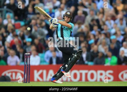 Surrey Zafar Ansari Fledermäuse gegen Middlesex. Stockfoto